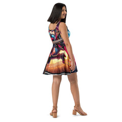 Hot Anime Rockstar Skater Dress - Ashuku