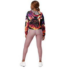 Anime Succubus Women cropped windbreaker - Ashuku