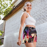 Anime Succubus Women Recycled Athletic Shorts - Ashuku