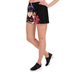 Anime Succubus Women Recycled Athletic Shorts - Ashuku