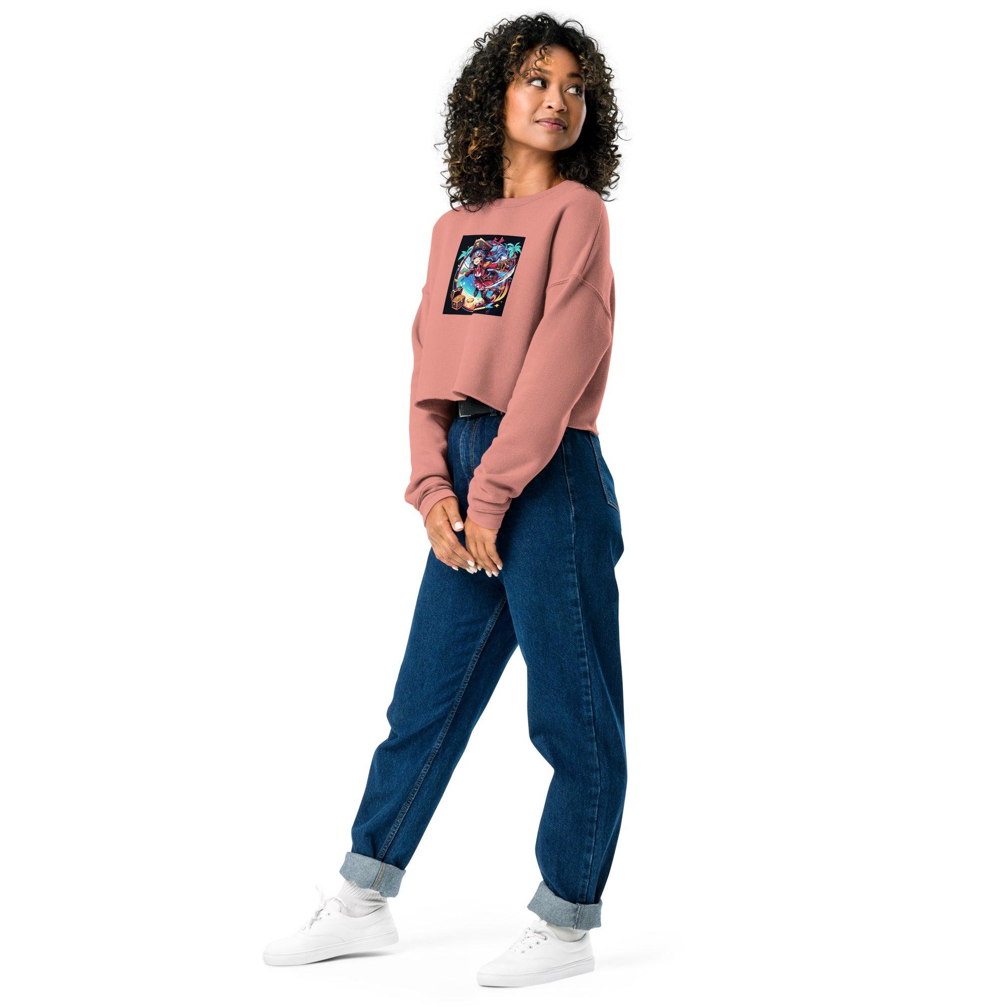 Pirate Queen Crop Sweatshirt - Ashuku