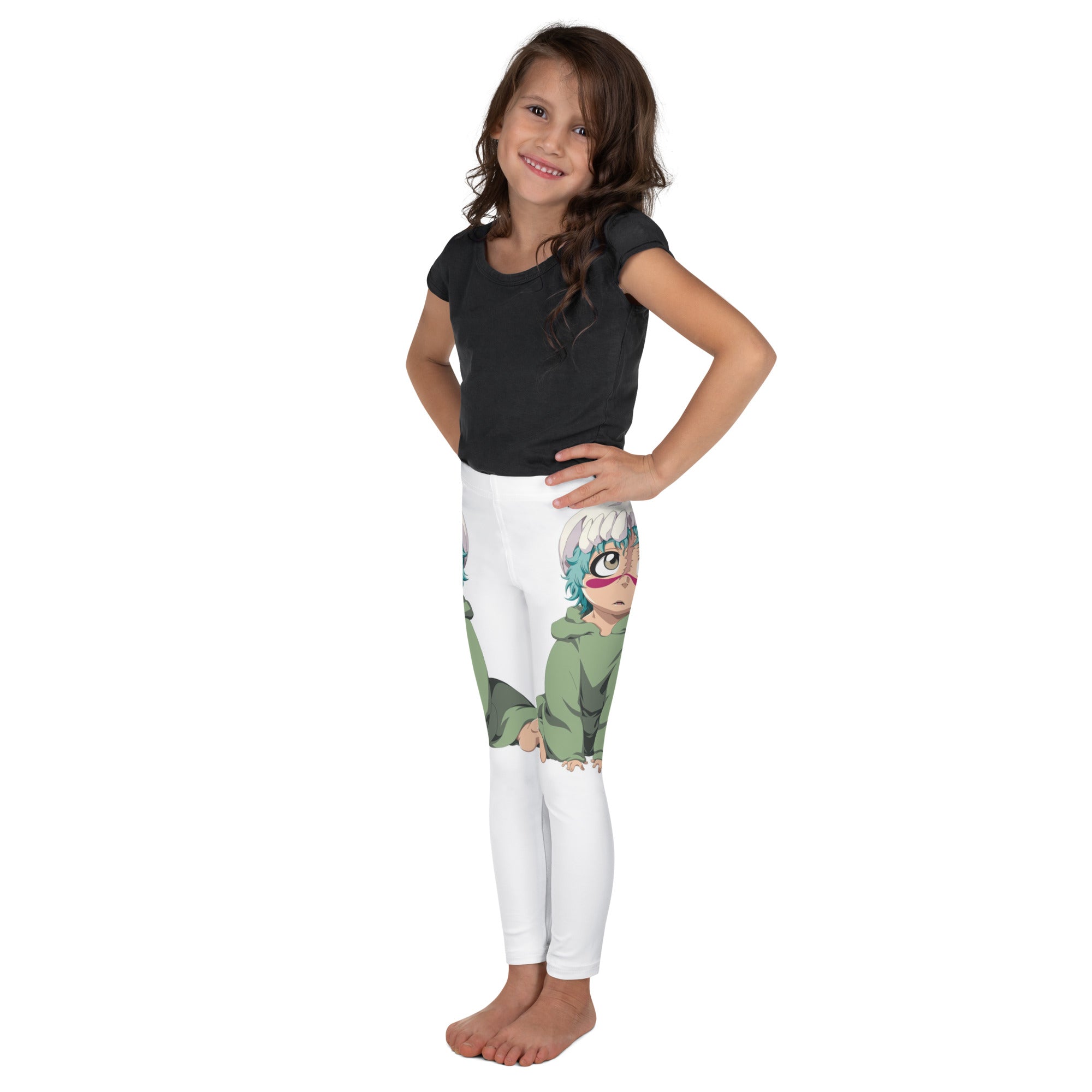 Bleach Anime Nelliel Tu Odelschwanck Kid's Leggings – Vibrant, Durable, Microfiber Stretch Fabric