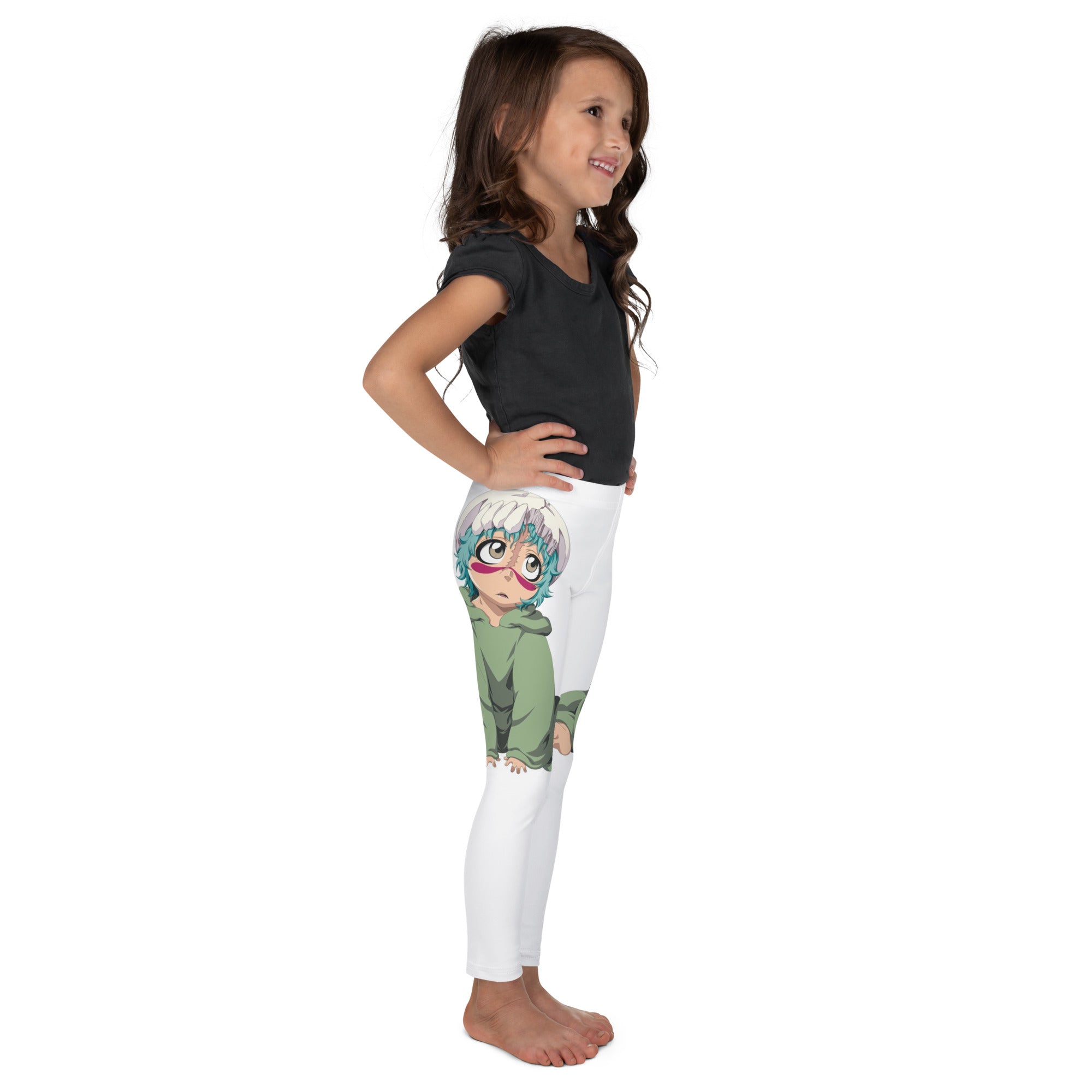 Bleach Anime Nelliel Tu Odelschwanck Kid's Leggings – Vibrant, Durable, Microfiber Stretch Fabric