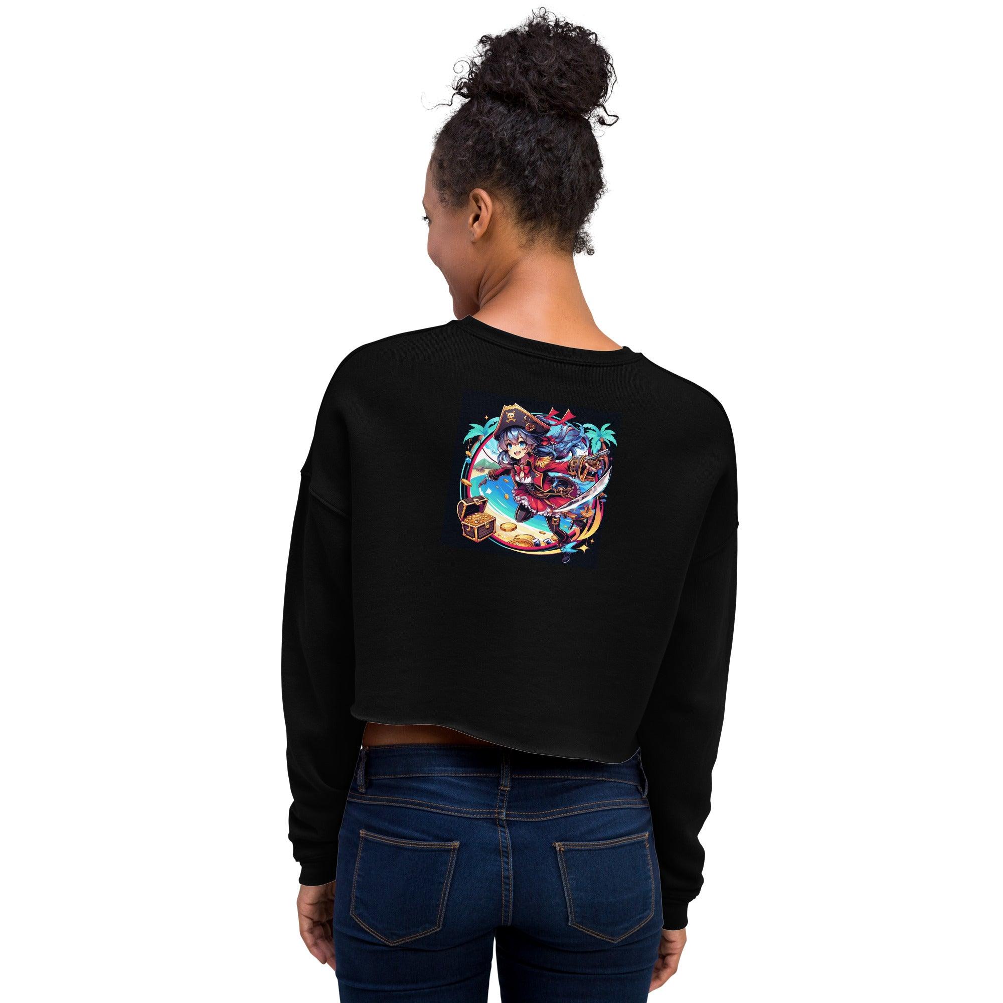 Pirate Queen Crop Sweatshirt - Ashuku