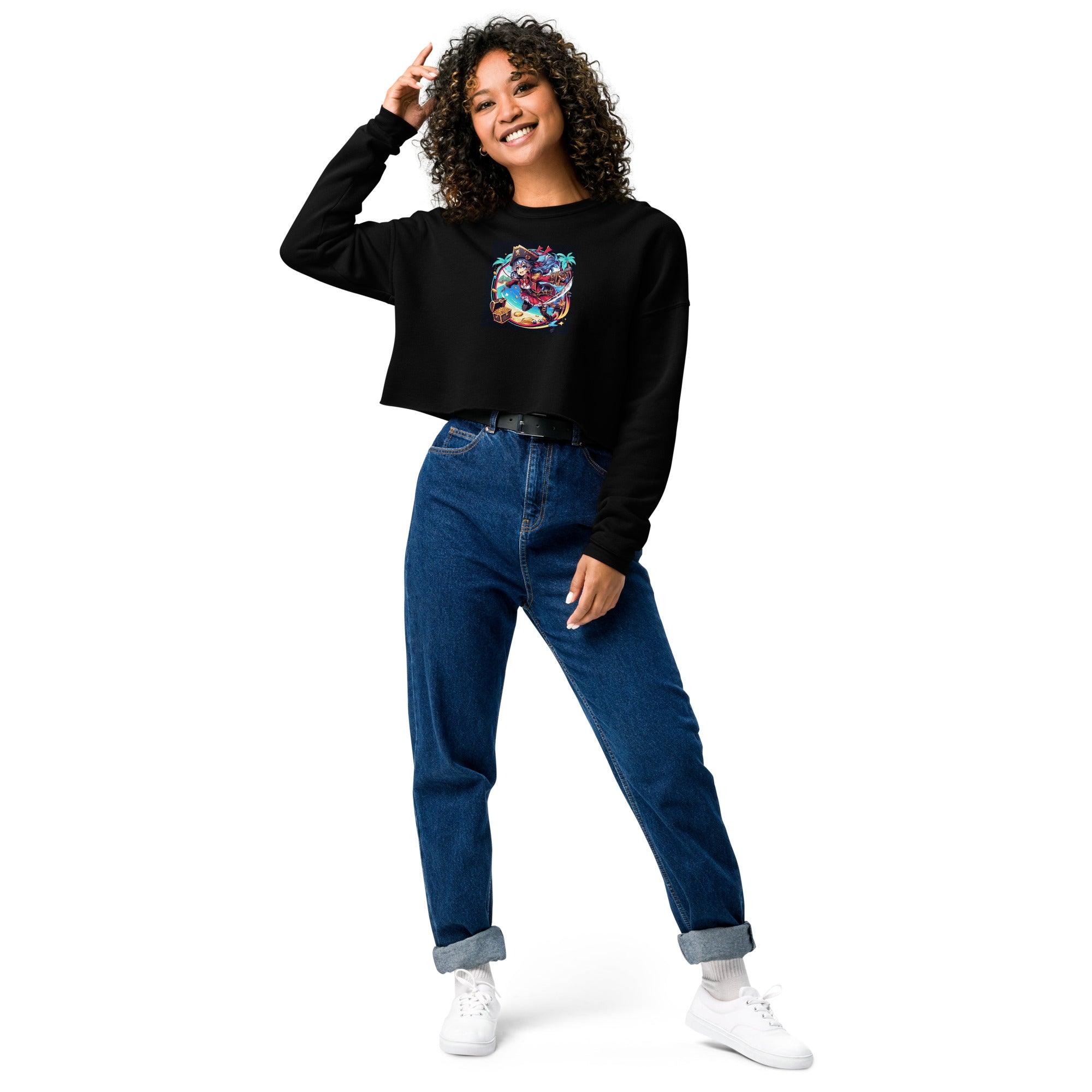 Pirate Queen Crop Sweatshirt - Ashuku