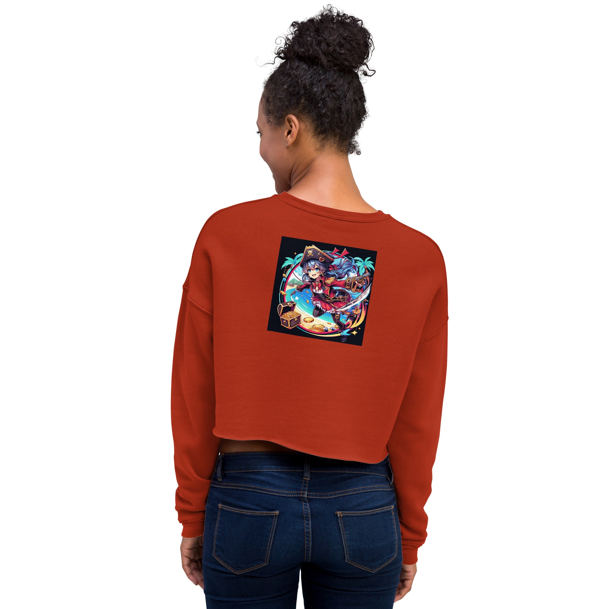 Pirate Queen Crop Sweatshirt